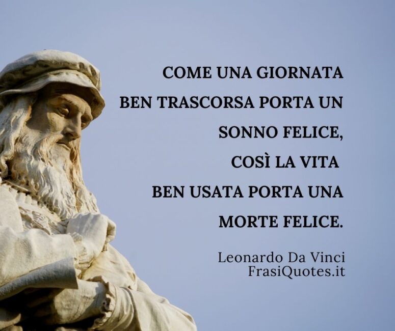 Frasi Leonardo Da Vinci sulla Vita