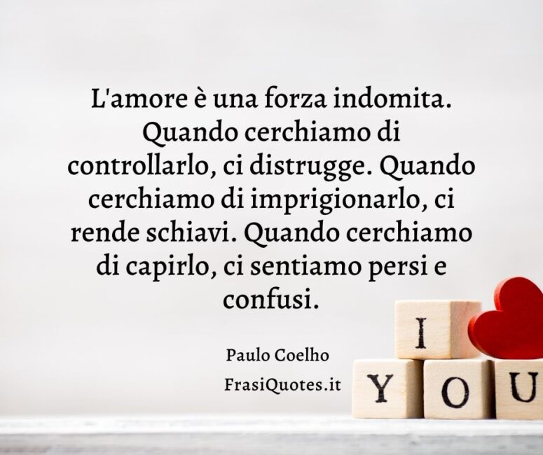 Frasi profonde d'amore Paulo Coelho