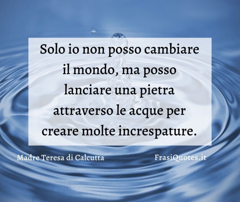 madre teresa di calcutta frasi belle