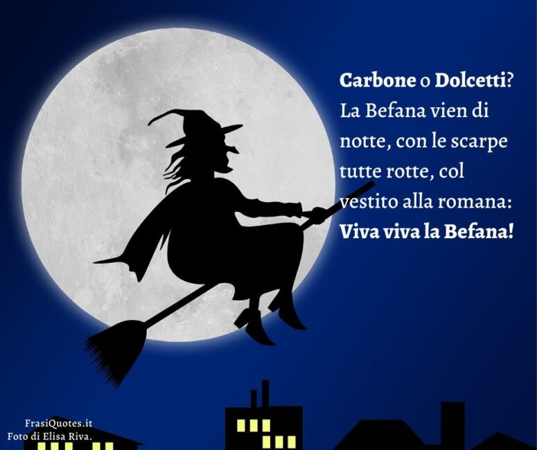 La befana vien di Notte Filastrocca