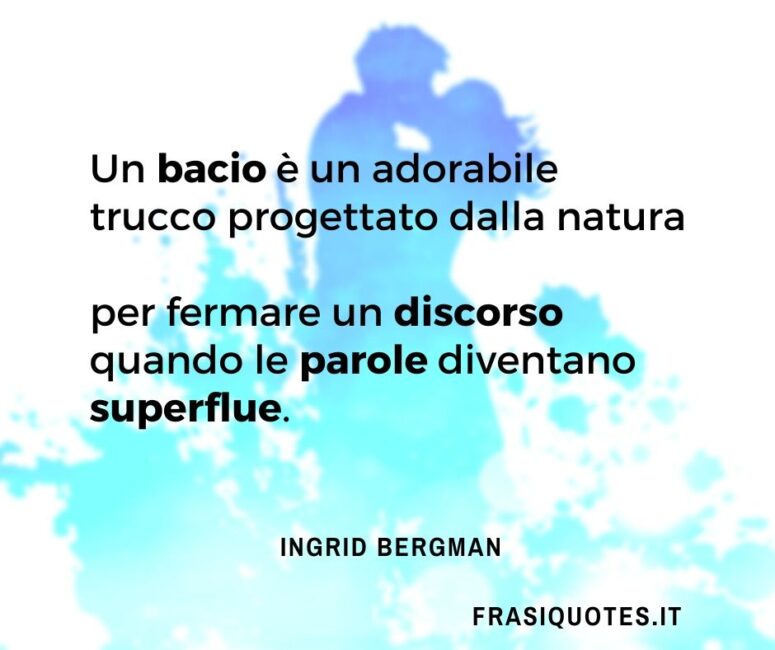 Citazioni baci Tumblr con immagini