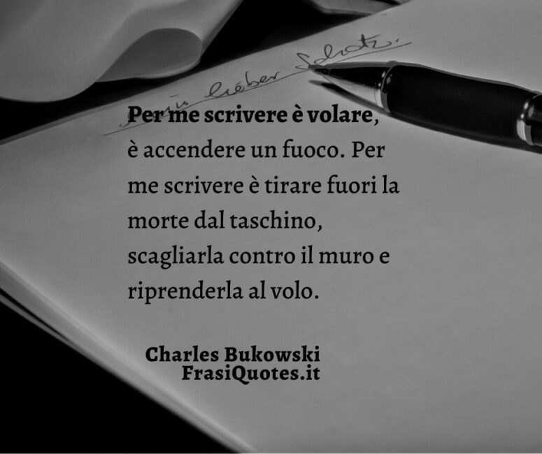 Frasi Belle sulla scrittura