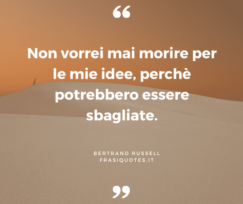 Bertrand Russell sulle idee Frasi Filosofiche