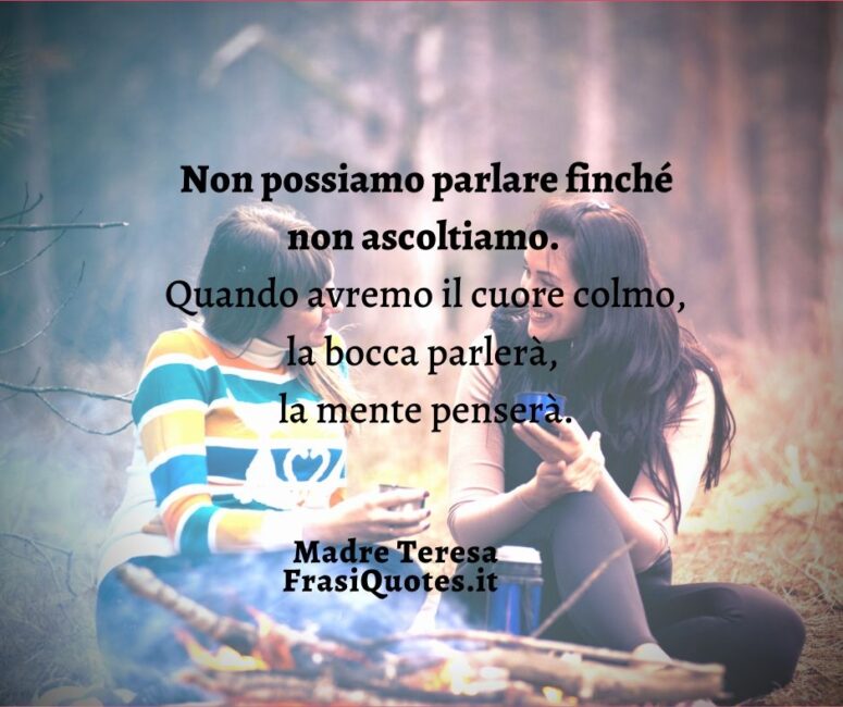 Frasi ascoltare e parlare