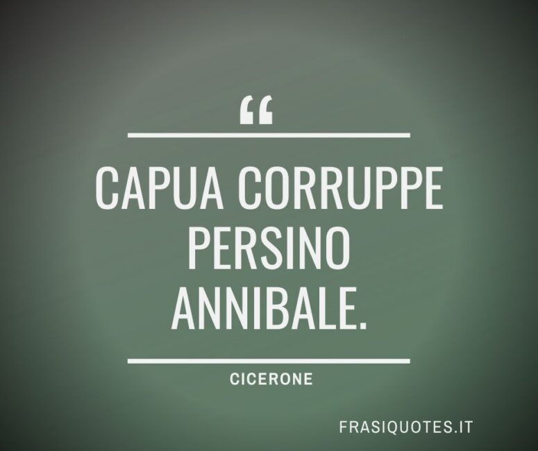 Citazioni Latine Famose sulla corruzione