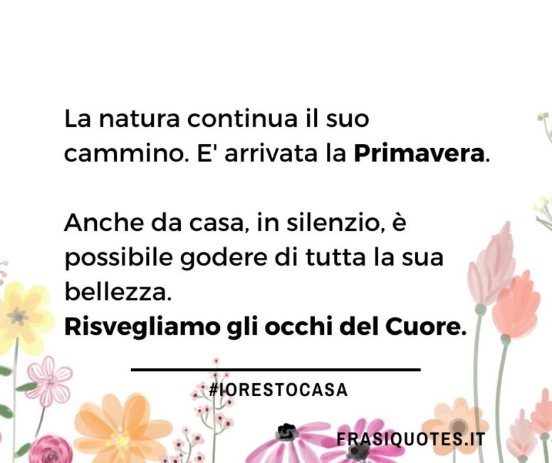 Citazioni sulla Primavera e sul Coronavirus