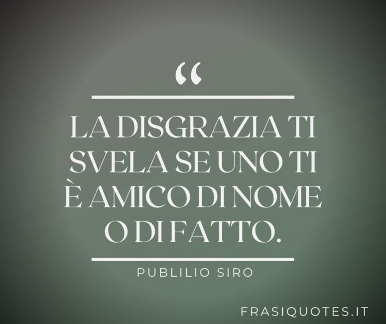 Citazione sull'amicizia nel momento del bisogno _ Frasi latine saggie sulla Vita