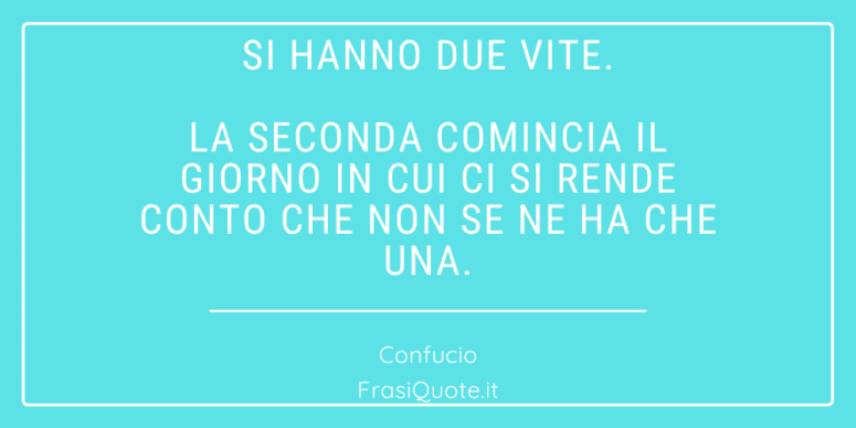 Confucio frase sulla vita