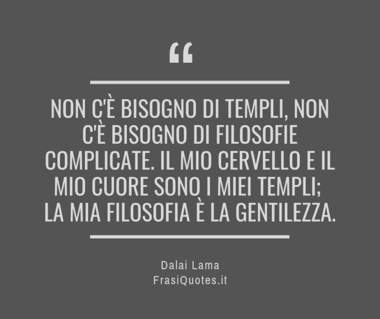 Frasi filosofiche Dalai Lama 1