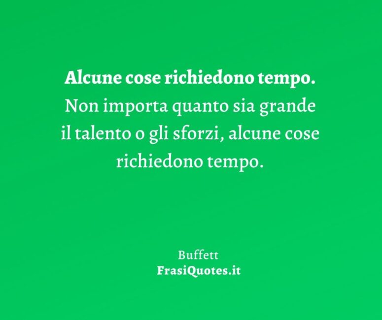 Buffett Frasi business