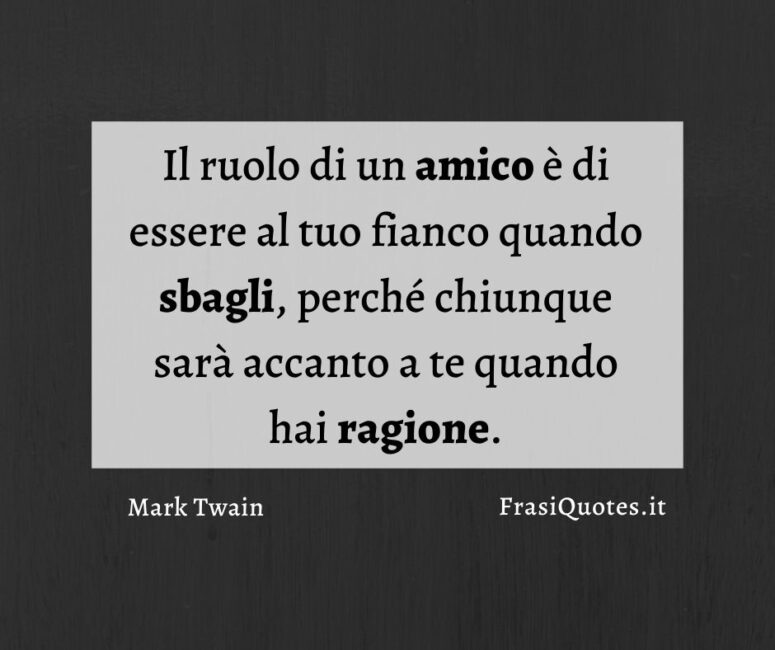 Frasi amicizia Mark Twain