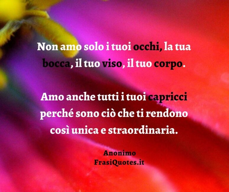 Frasi belle d’amore