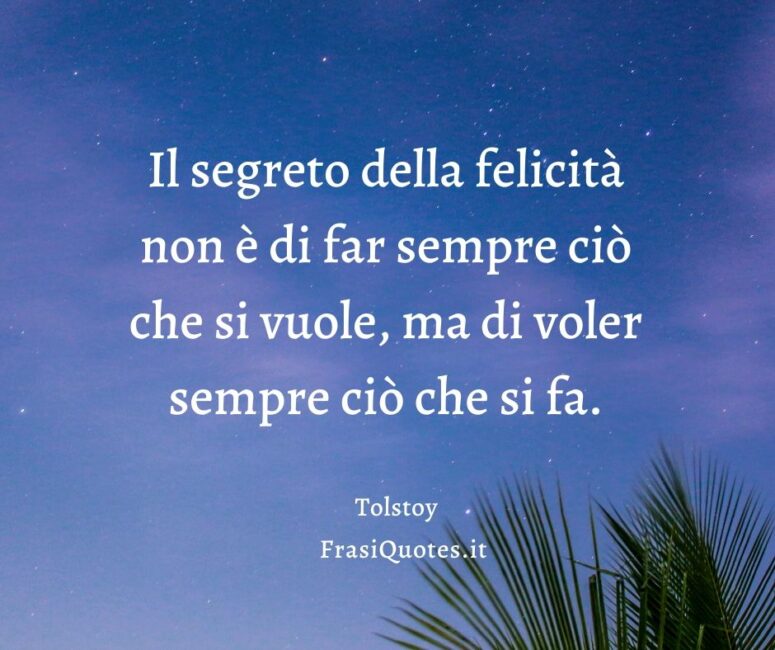 Frasi felicità Tolstoy