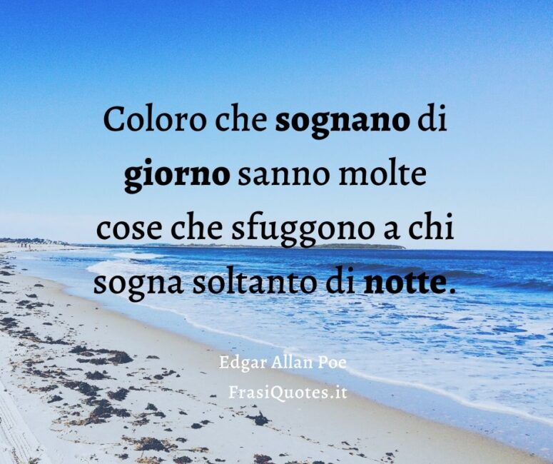 Frasi sogni