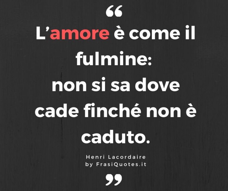 Henri Lacordaire frasi sull'amore