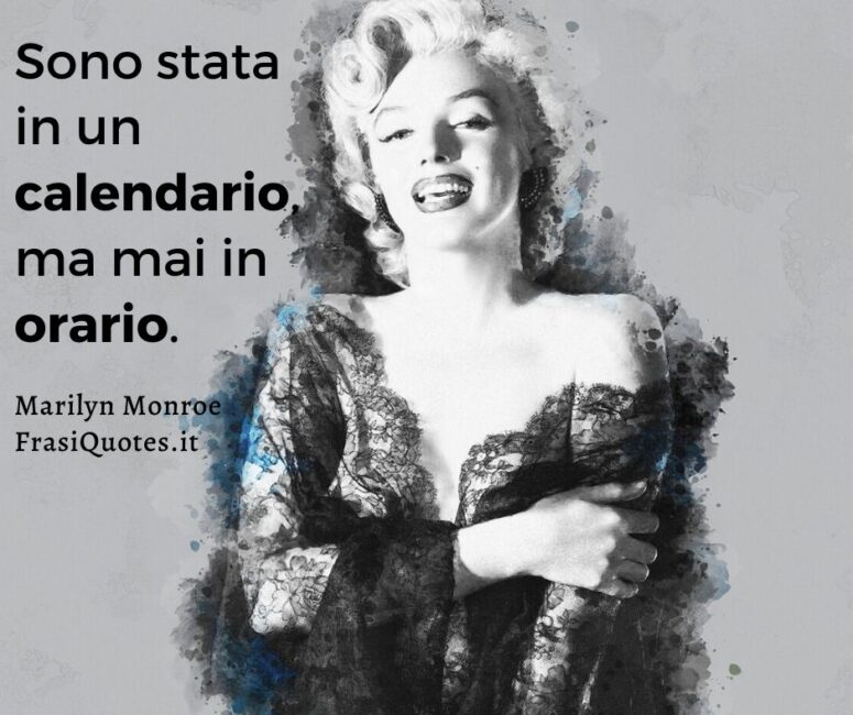 Marilyn Monroe Frasi divertenti