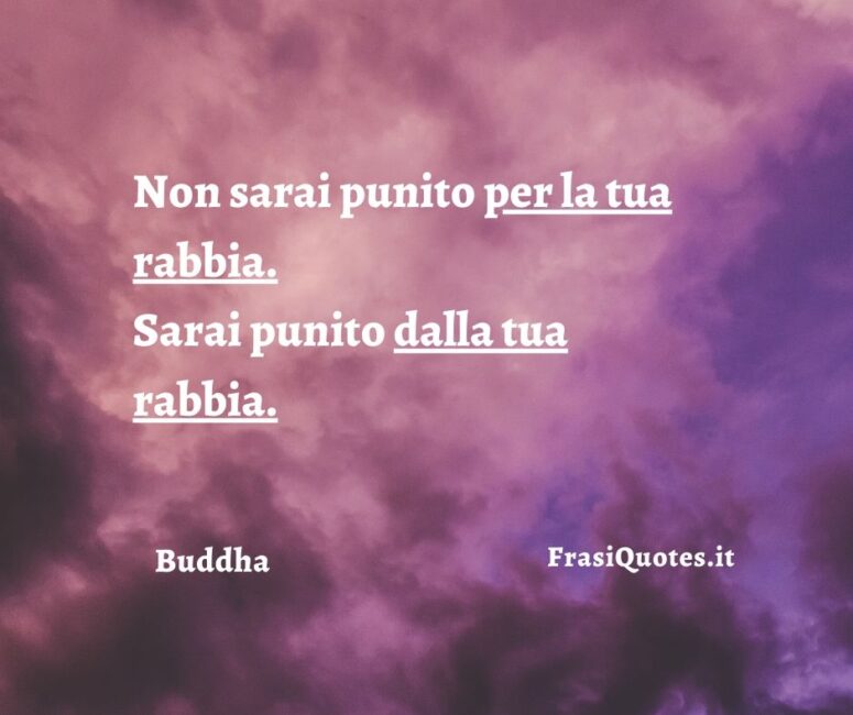 Buddha _ Frasi sulla rabbia