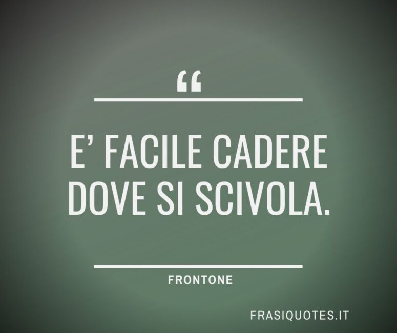 Citazioni Latine Belle Frontone