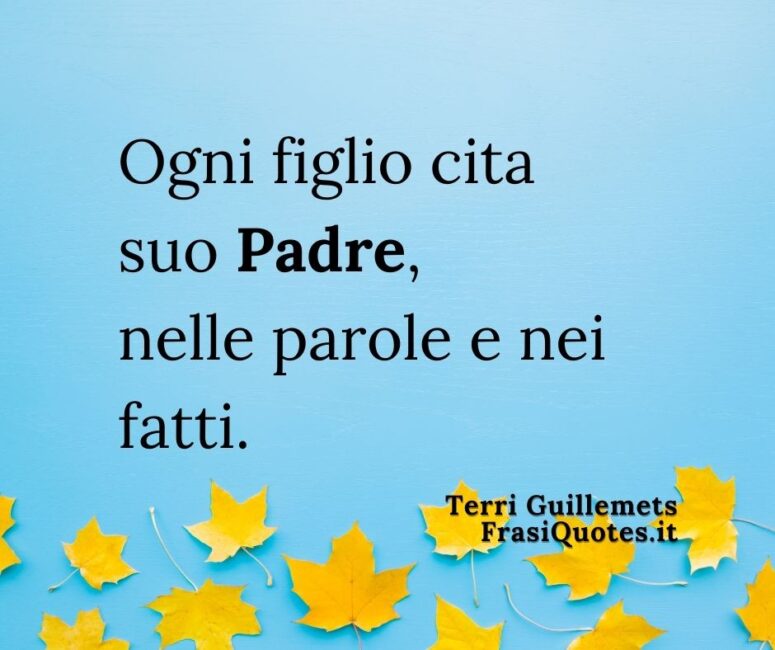 Frase per la festa del papà