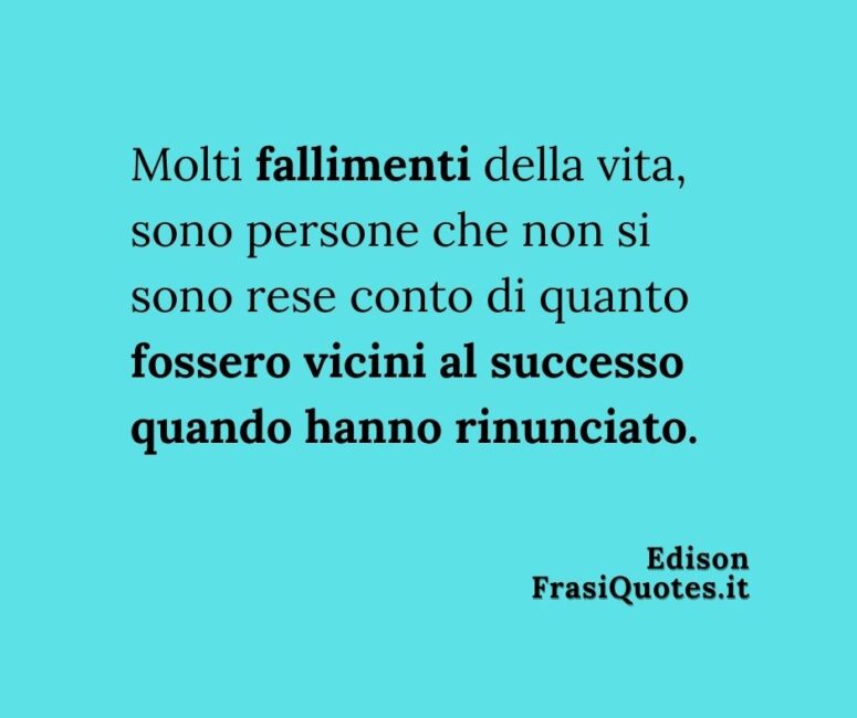 Frasi sui fallimenti della vita