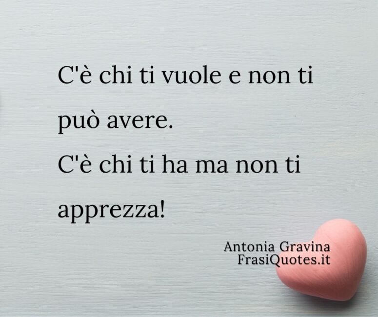 Frasi sull'amore non corrisposto