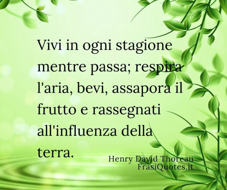 Frasi sulla natura poetiche