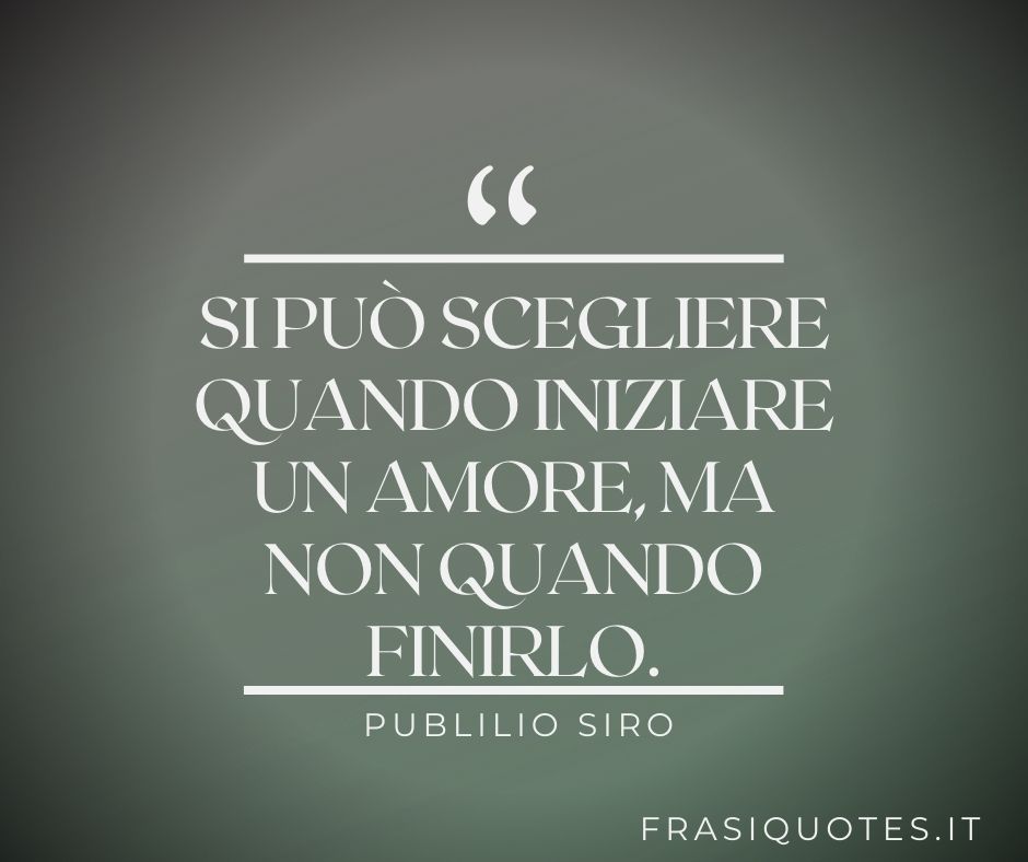 Frasi latine sull'inizio e la fine dell'amore Frasi