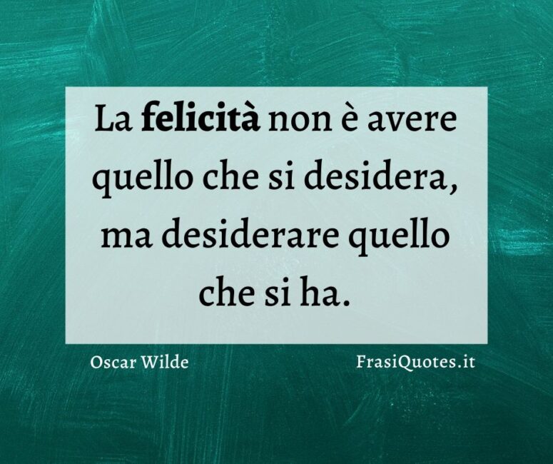 Frasi felicità Oscar Wilde