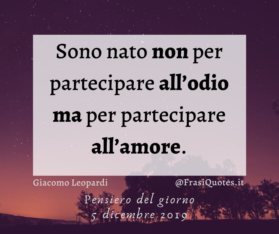 Giacomo Leopardi  | Frasi sull'amore