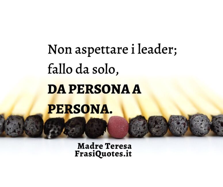 Frasi fare del bene da soli